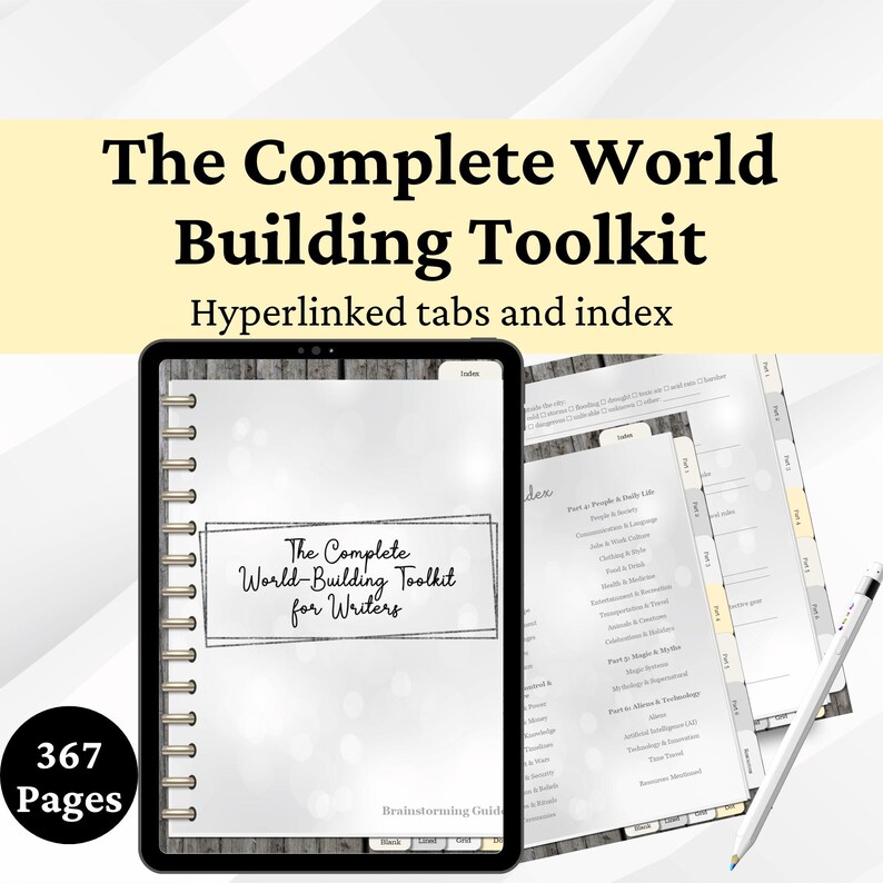 World Building Toolkit for Writers; Fantasy & Science Fiction (digital ...