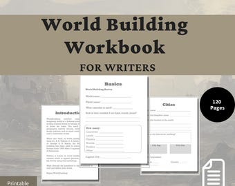 How to Build a Fictional World for Writers: World Building Template (PDF)