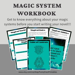 Magic Workbook for Writers, Magic System Workbook for Writers and ...