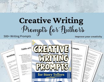 Creative Writing Prompts for Authors: 500+ Story Ideas & Exercises (PDF)