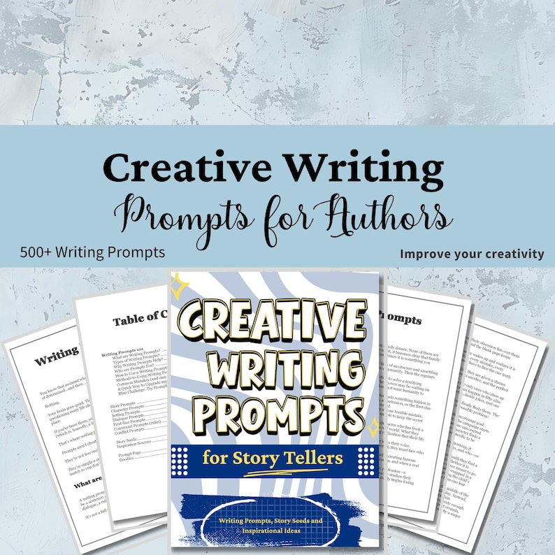 Creative Writing Prompts for Authors: 500+ Story Ideas & Exercises (PDF) image 1