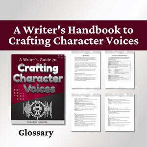 Guida alla scrittura delle voci dei personaggi: Glossario dalla A alla Z (PDF)