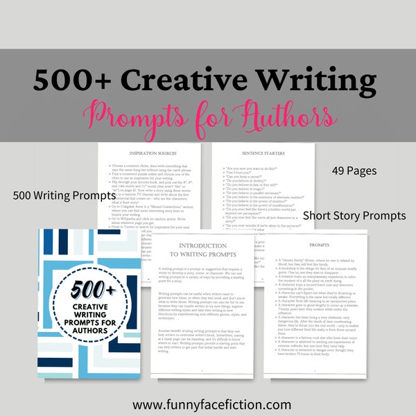 Creative Writing Prompts, Short Story Prompts, Creative Writing Exercises, Creative Story Ideas, Creative Writing Prompts for Authors/Writer