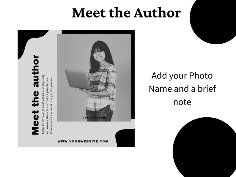 Canva Instagram Templates for Writers Author Instagram Ideas Etsy