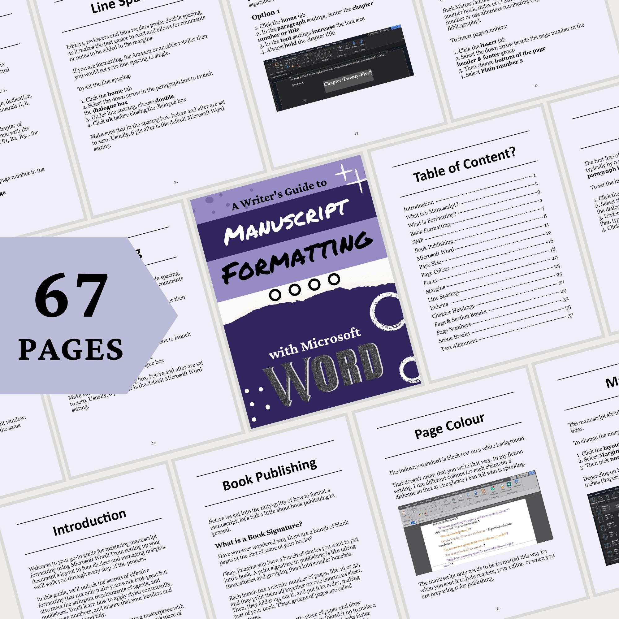 How to Format a Book in Microsoft Word: Manuscript Formatting Guide ...