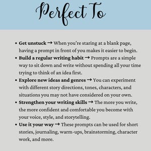 Creative Writing Prompts for Authors: 500+ Story Ideas & Exercises (PDF) image 11
