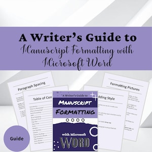 How to Format a Book in Microsoft Word: Manuscript Formatting Guide (PDF)