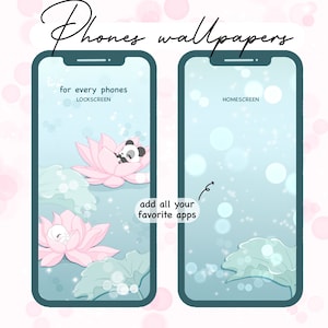 Iphone lotus yoga lindo teléfono kawaii handdraw icono fondo de pantalla widgets teléfono fondo fondo de pantalla estético paquete de iconos kawaii