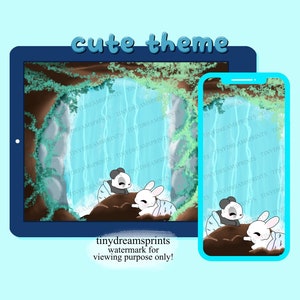 Sea Ipad phone theme tablet homescreen ipad phone wallpaper theme kawaii tablet wallpaper aesthetic cute background animals wallpapers