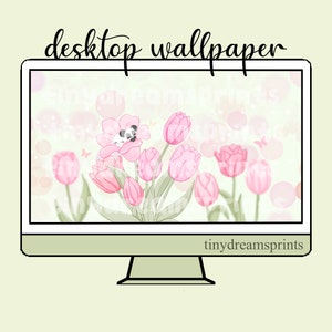 Imac wallpaper cute floral organized for girl boss aesthetic unique mac wallpaper organizer macbook wallpaper