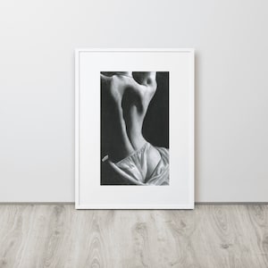 AMOR SUI - Sensual Woman Body Art Canvas Painting Print Framed Pictures Wall Art Bedroom Living Room Home Decoration Modern Art