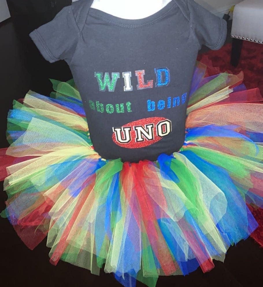 Wild About Being Uno Tutu and Shirt Set - Etsy