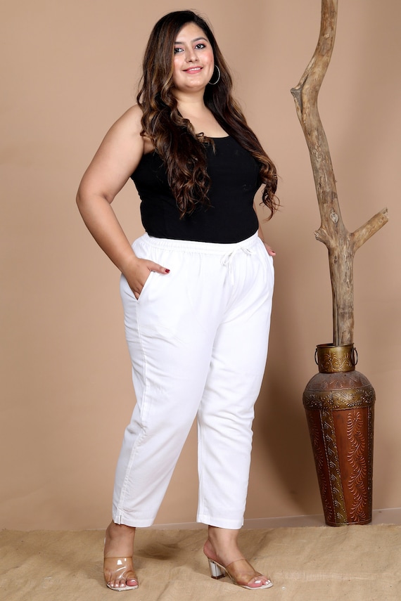Shop women's plus size pants with pockets Top Sale