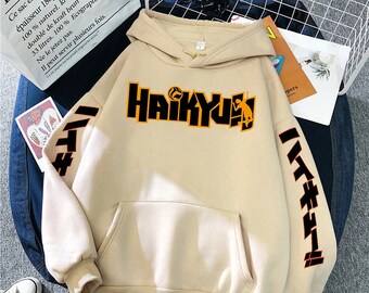 Haikyuu hoodie etsy Clearance