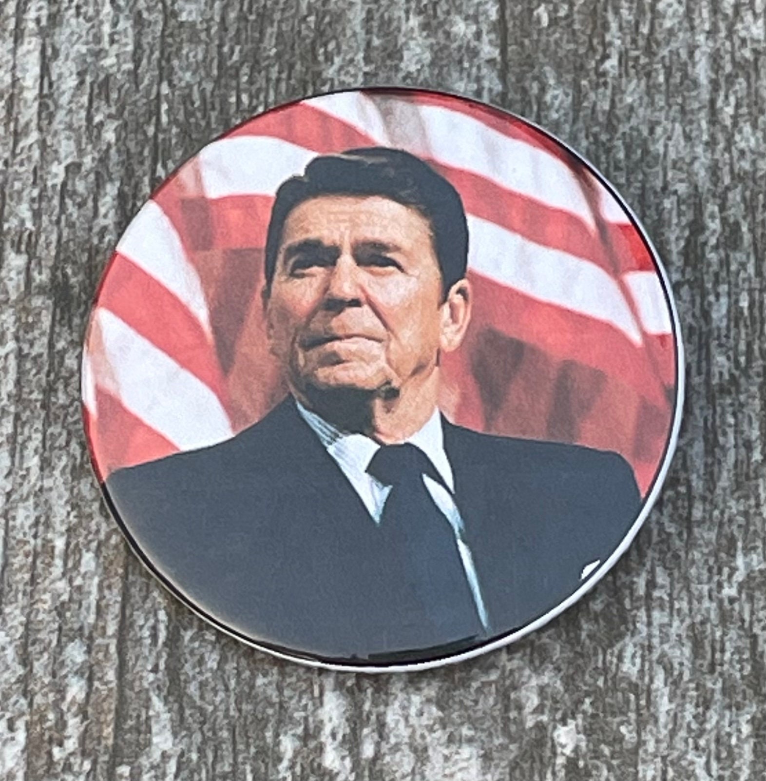 Patriotic Ronald Reagan 2 1/4 Pinback Button - Etsy