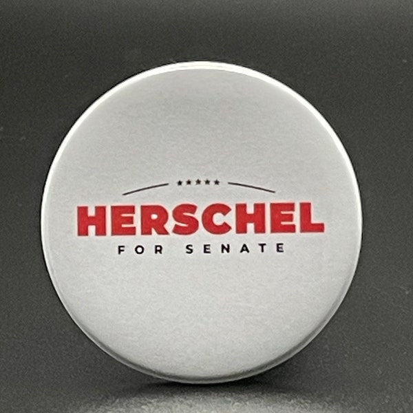 Herschel Walker for Senate Logo - 2 1/4 Pinback Button