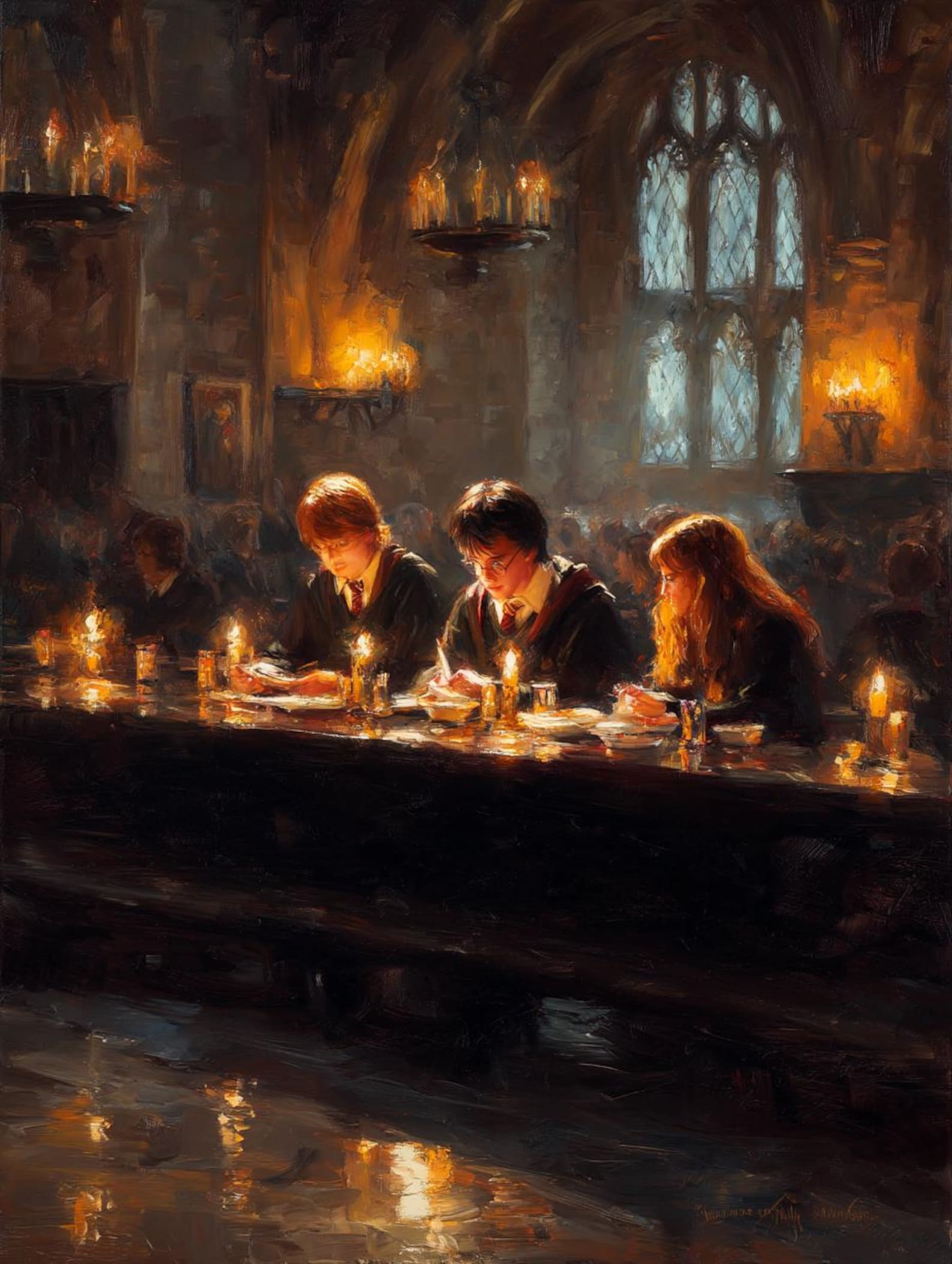 Renaissance Wizard Hall Print: Magic School Art (digital Download) - Etsy