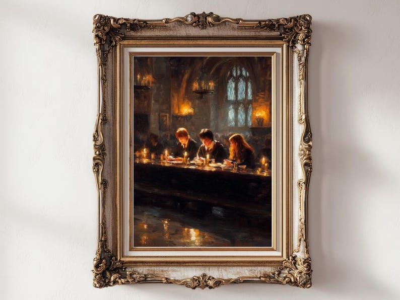 Renaissance Wizard Hall Print: Magic School Art (digital Download) - Etsy