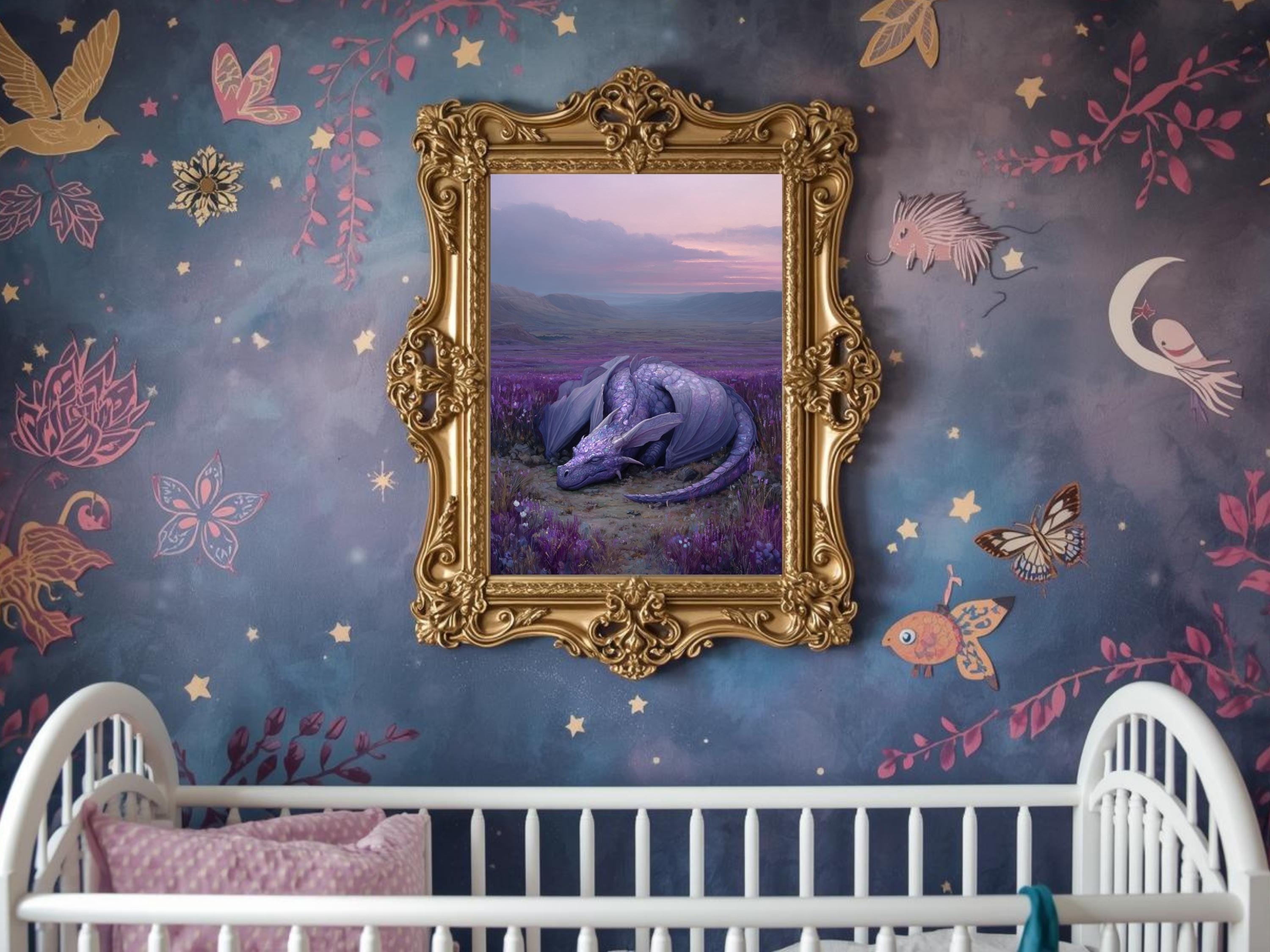 Fantasy Dragon Wall Art Set for Kids Rooms, Renaissance Style Prints - Etsy