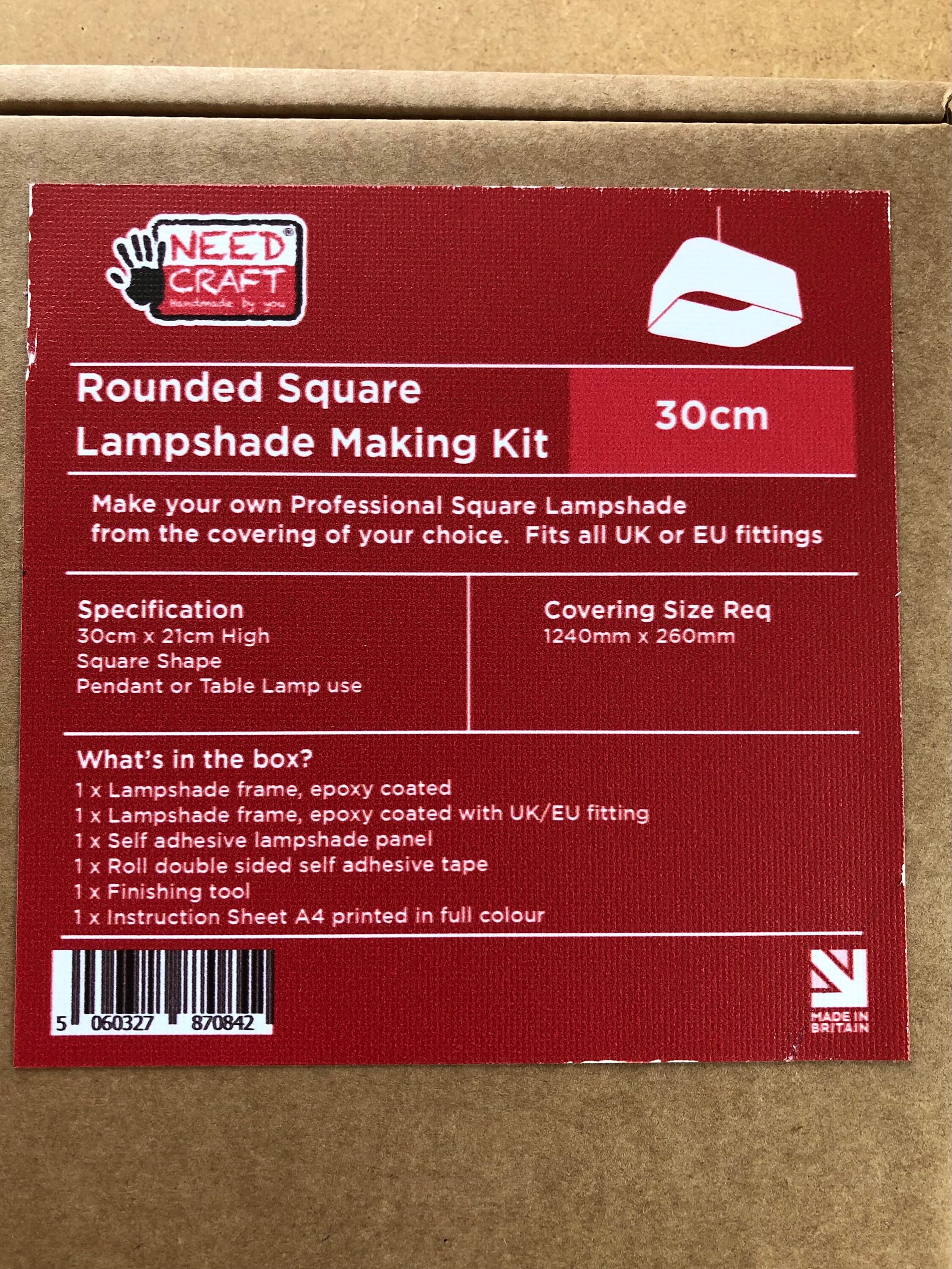 Rounded Square Lampshade Making Kit 20/30/40cms Etsy UK