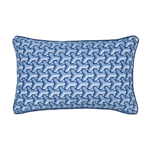 Peace Blue Throw Pillow, 12&quot; X 20&quot;, Insert Not Included