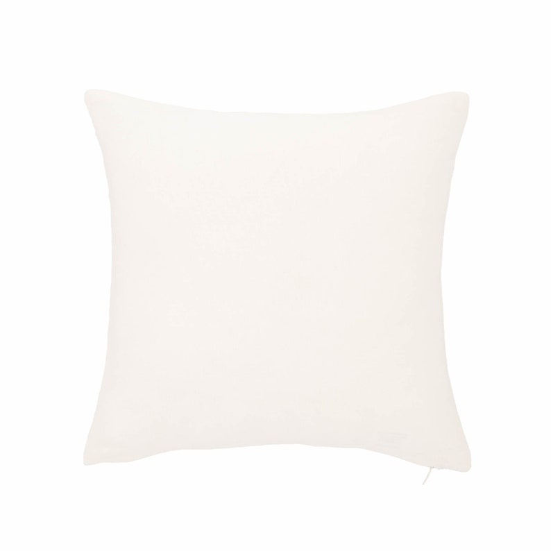 White Bee Cotton Throw Pillow, 12" X 12"