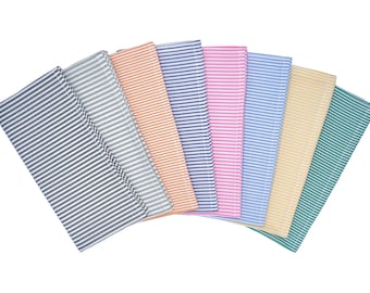 Striped Napkins In Seven Colors, Set of 4