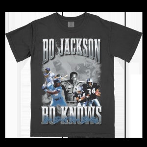 Bo Knows jumbo vintage print shirt
