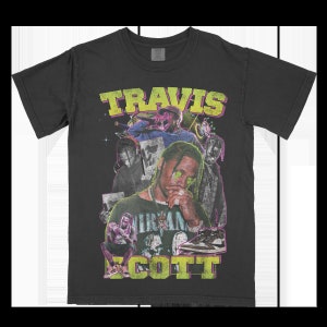 Travis Scott Vintage Jumbo Print Shirt