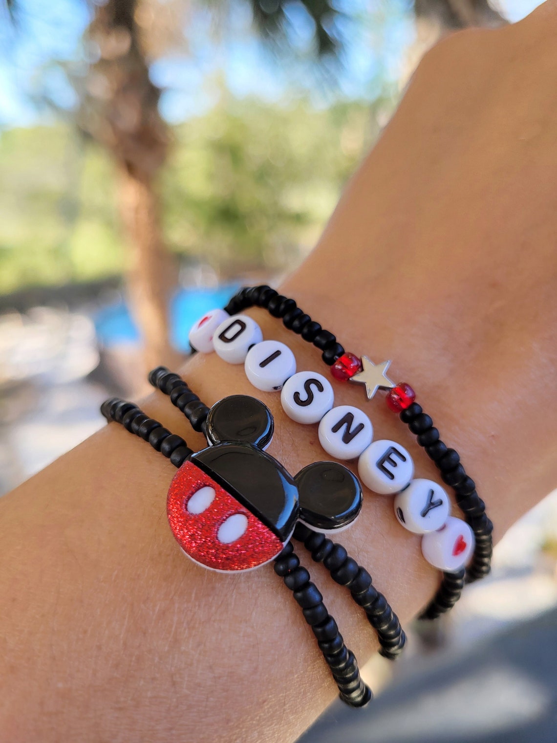 Disney Trip Preppy Bracelet Disney Custom Name Personalized Etsy