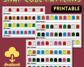 Snap Cube Patterns | Math Pattern Center | Preschool Math Center | Kindergarten Math Center | Low Prep Math Station | Hands on Learning