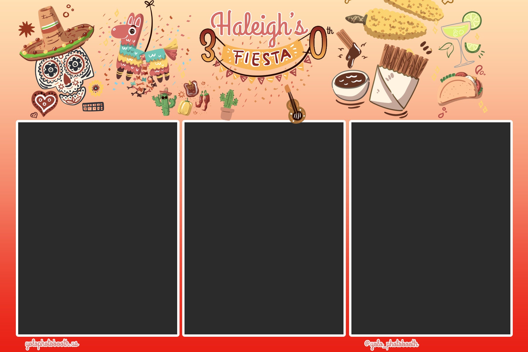 Photo booth Template | Etsy