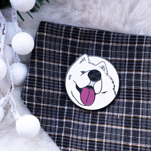 Samoyed Enamel Pin - Samoyed Snoot