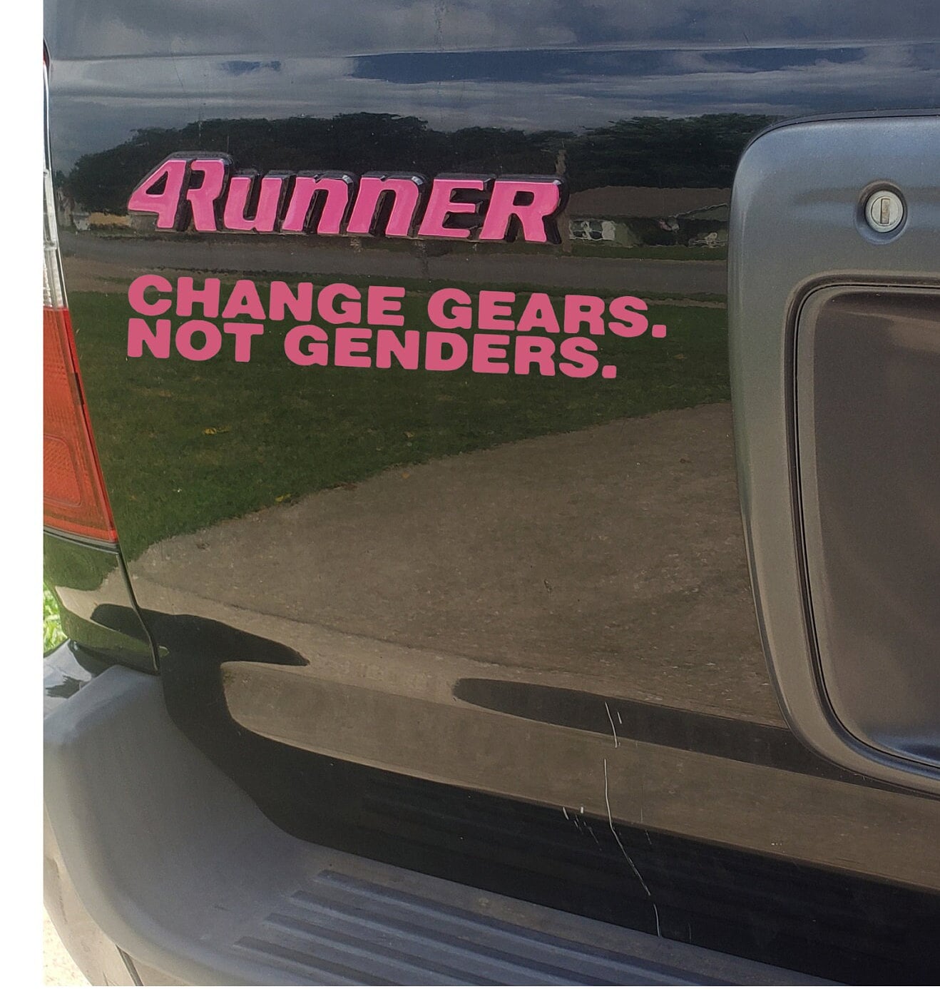 Change Gears NOT Genders Decal CAR Truck Window Bumper Sticker Etsy