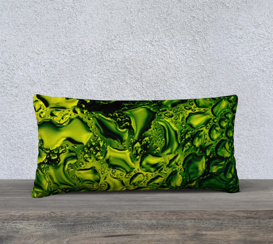 Raindrops Dark Green 22x22 Raindrops Dark Green 22x22