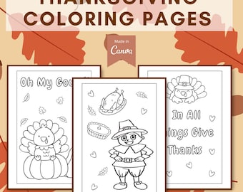 20 Thanksgiving Coloring Pages for Kids,  Autumn Coloring Pages for Kids, Thanksgiving Coloring Pages, Halloween Coloring, Fall Coloring