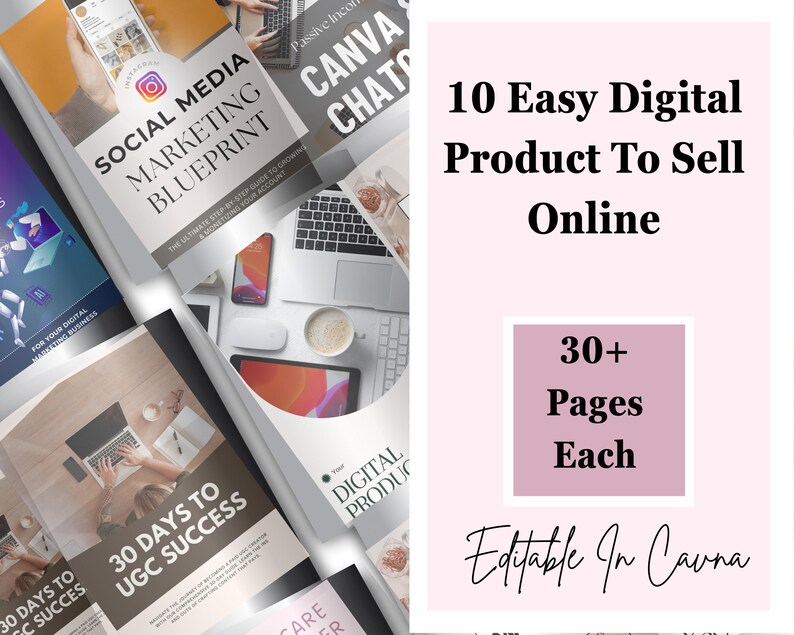 Editable Canva Templates: Digital Product Ideas, Social Media ...