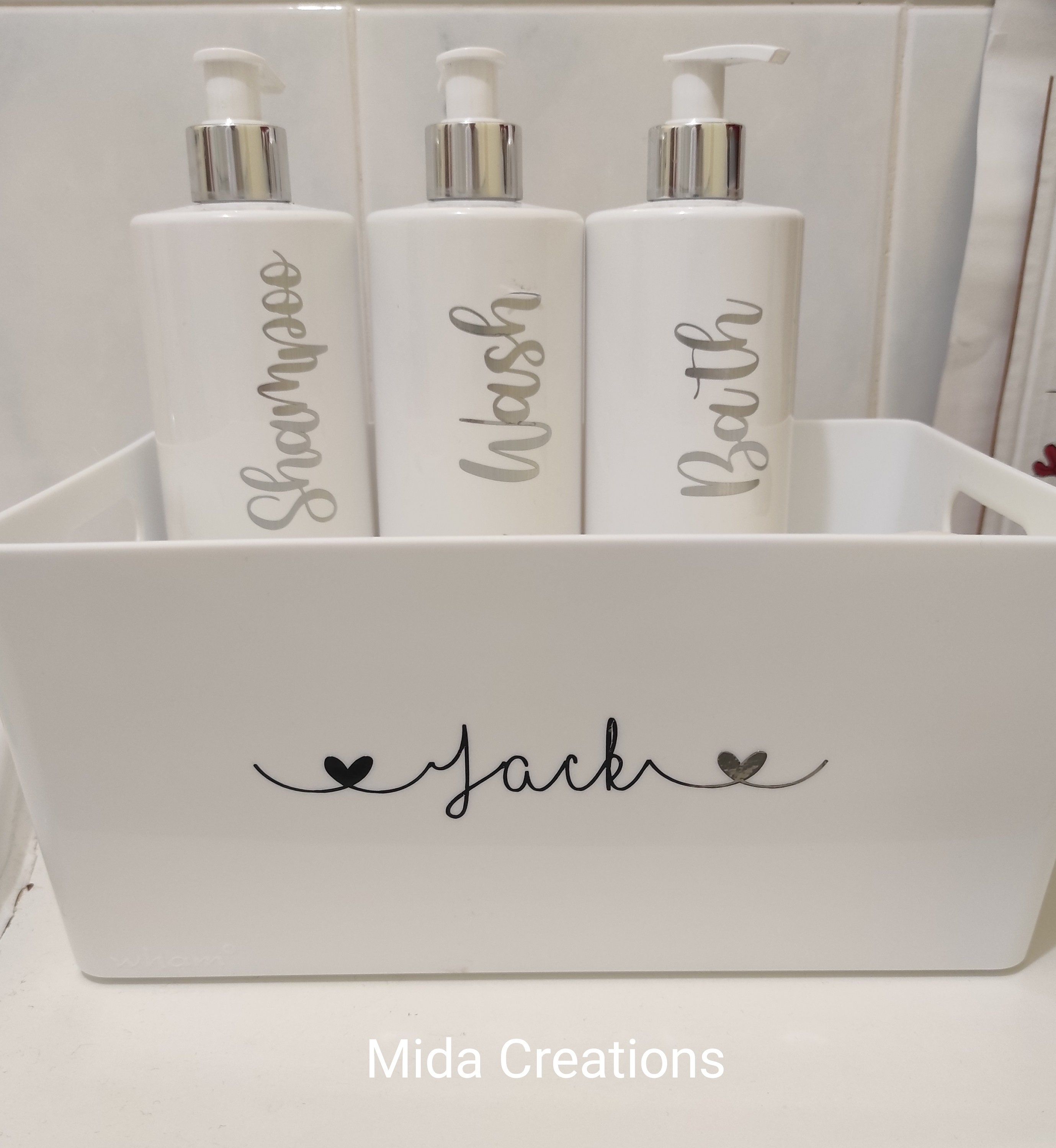 Personalised bathrooms bottles Etsy
