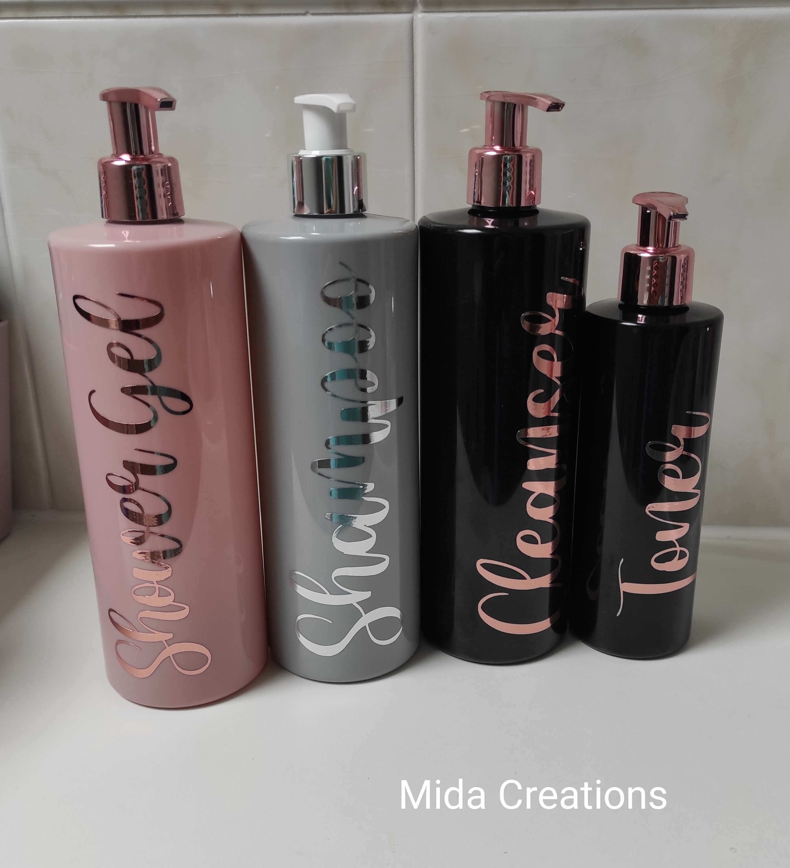 Personalised bathrooms bottles Etsy