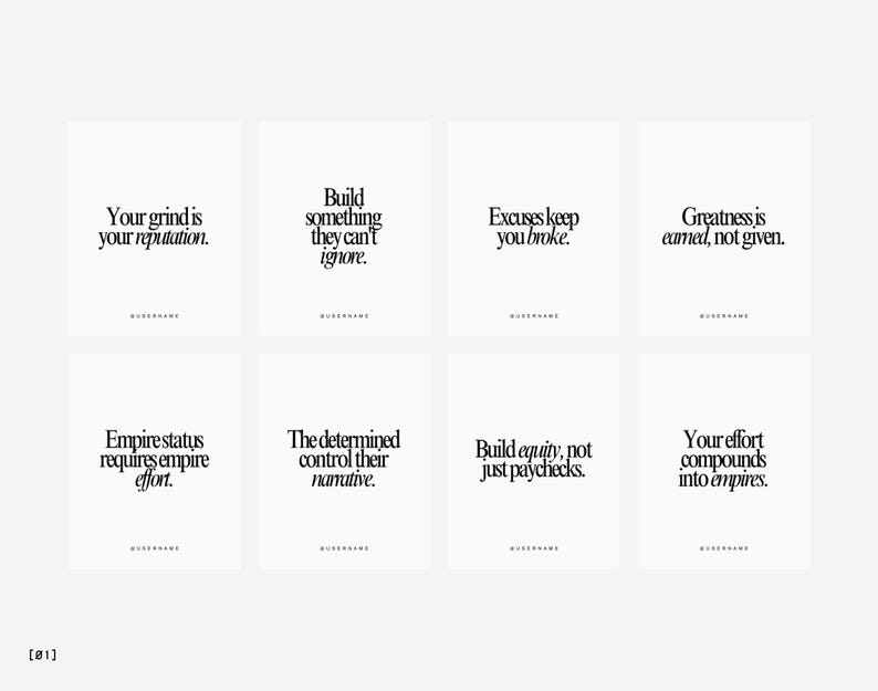 350 Motivational Quotes | Luxury Lifestyle Instagram Posts | Entrepreneurship image 2