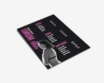 Neon Onlyfans チップメニュー | クリエイター向け編集可能な価格表
