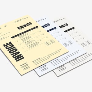 請求書テンプレート | 中小企業向け編集可能なCanva請求書フォーム 画像 4