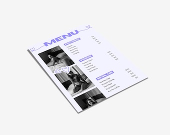 OnlyFansチップメニューCanvaテンプレート｜クリエイター向け編集可能な価格表