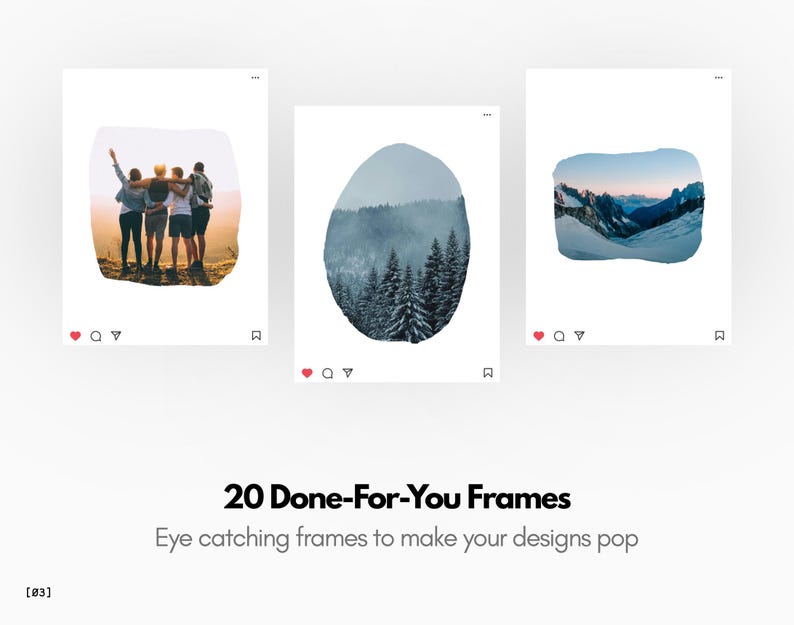 Watercolor Image Frames | Modern Canva Templates (20 Custom Shapes) image 4