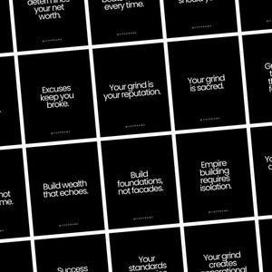 350 Motivational Quotes Canva Templates for Entrepreneurs | Luxury Instagram Posts 4x5 | Social Media Bundle | Editable Quote Graphics