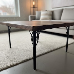 Chrome Silver Tree Branch Table Legs: Modern Metal Furniture Base