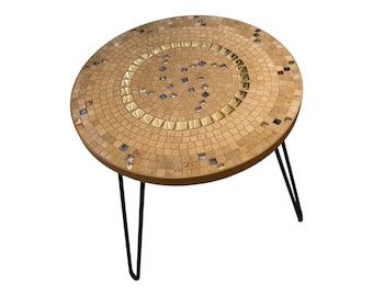 Table, Side Table, Coffee Table, Mosaic Coffee Table, Nesting Table, Metal Leg Table, Metal Leg Coffee Table, Home Decor, Living Room