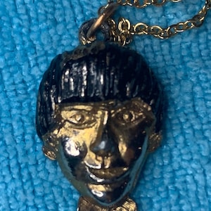Vintage The Beatles Charm With Necklace C1960’s **FREE SHIPPING**
