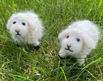 Needle Felted Canadian Sheep Wool Figure