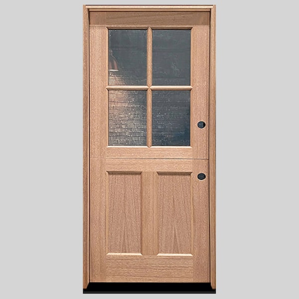 4-Lite Pre-Hung Exterior Dutch Door